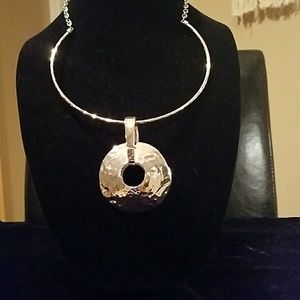 Chicos silver necklace